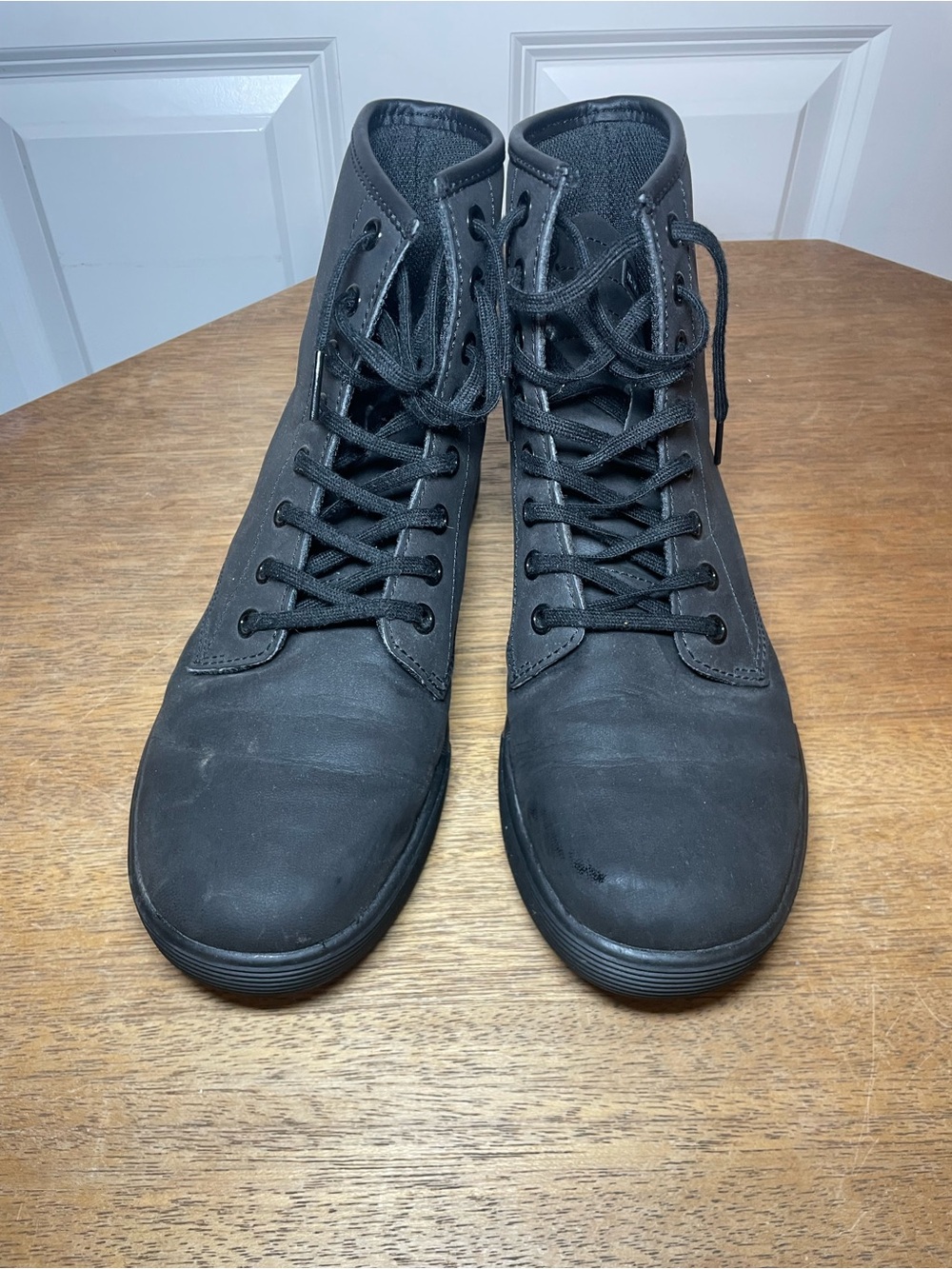 Dr. Martens Sheridan Black Leather Lace-Up Boots Women’s US 8 EU 39 - Picture 5 of 10